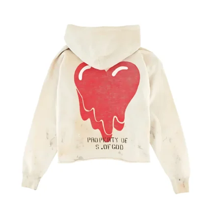 Beige Saint Mxxxxxx Emotionally Hoodie