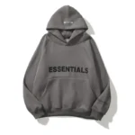 Essentials Over Size Grey Hoodie