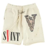 Saint Michael Vlone Tears Shorts