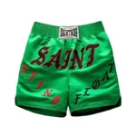 Saint Michael Black Green Shorts