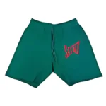 Saint Michael Red Green Shorts