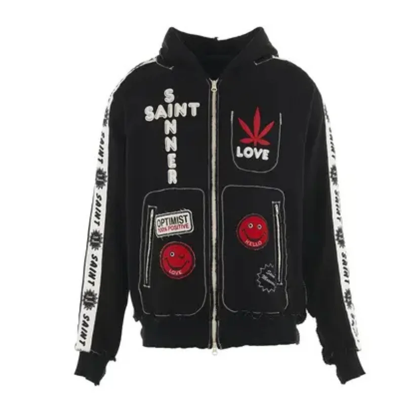 saint-a-love-knit-zip-up-hoodie.webp Saint A Love Knit Zip-up Hoodie - Image 1