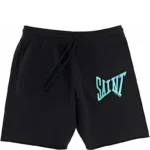 Saint Michael Blue Logo Shorts