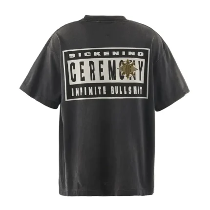 Saint Michael Black Denim Tears X T shirt