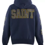 Saint Michael Hoodie Navy - Image 2