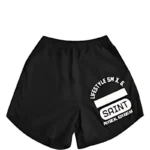 Saint Michael White Black Shorts