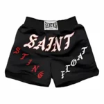 Saint Michael White Logo Shorts