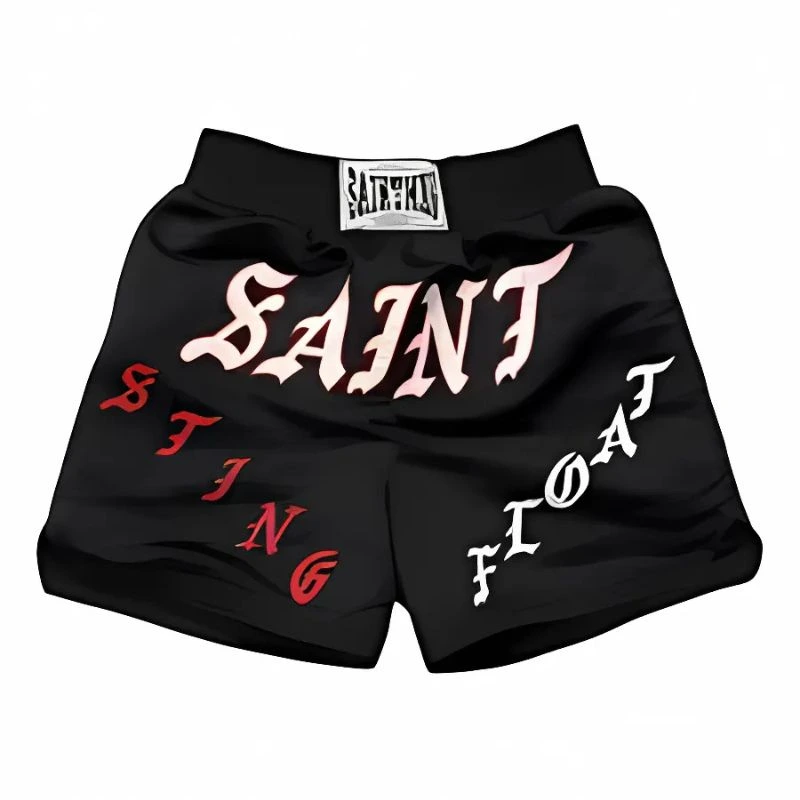 saint-white-logo-shorts.webp Saint Michael White Logo Shorts - Image 1