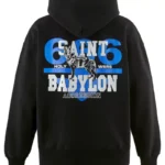 St Mxxxxxx Babylon Hoodie BLK - Image 2