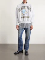 Saint Michael Printed Cotton Sweatshirt