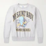 Saint Michael Printed Cotton Sweatshirt